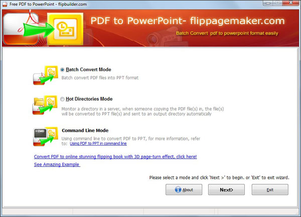 Screenshot Free PDF to PPT