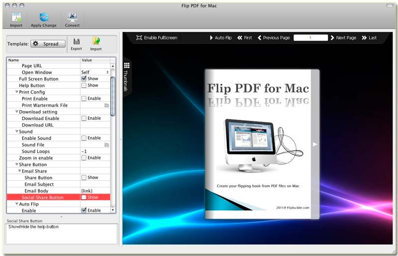 1stFlip FlipBook Creator Pro 2.7.32 instal the new version for mac