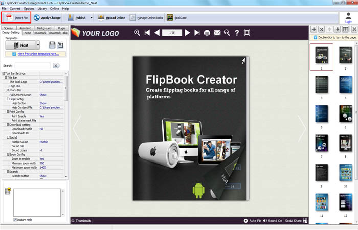 instal the new version for iphone1stFlip FlipBook Creator Pro 2.7.32
