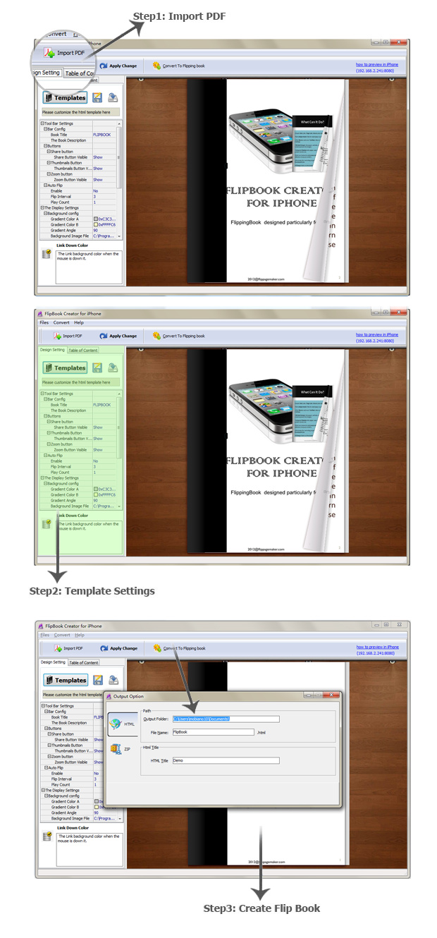 pdf flip page viewer