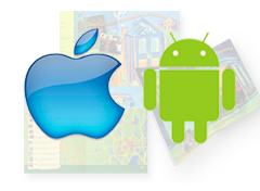 Android and Apple iPhone and iPad