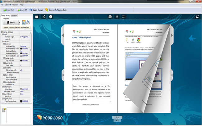 FlipPageMaker Free Flipbook Publisher 1.0.0 full