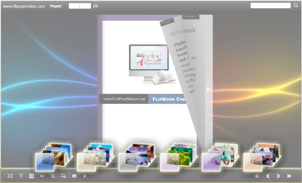 FlipBook Creator Themes Pack - mysterious screen shot