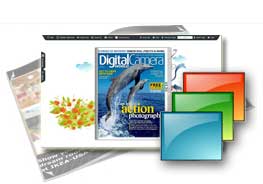 free pure-water templates help you quicl create flipping online publications.