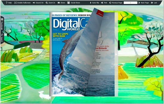 FlipBook Creator Themes Pack - Magic Color screen shot